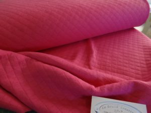 jersey matelassé France Duval Stalla Fushia