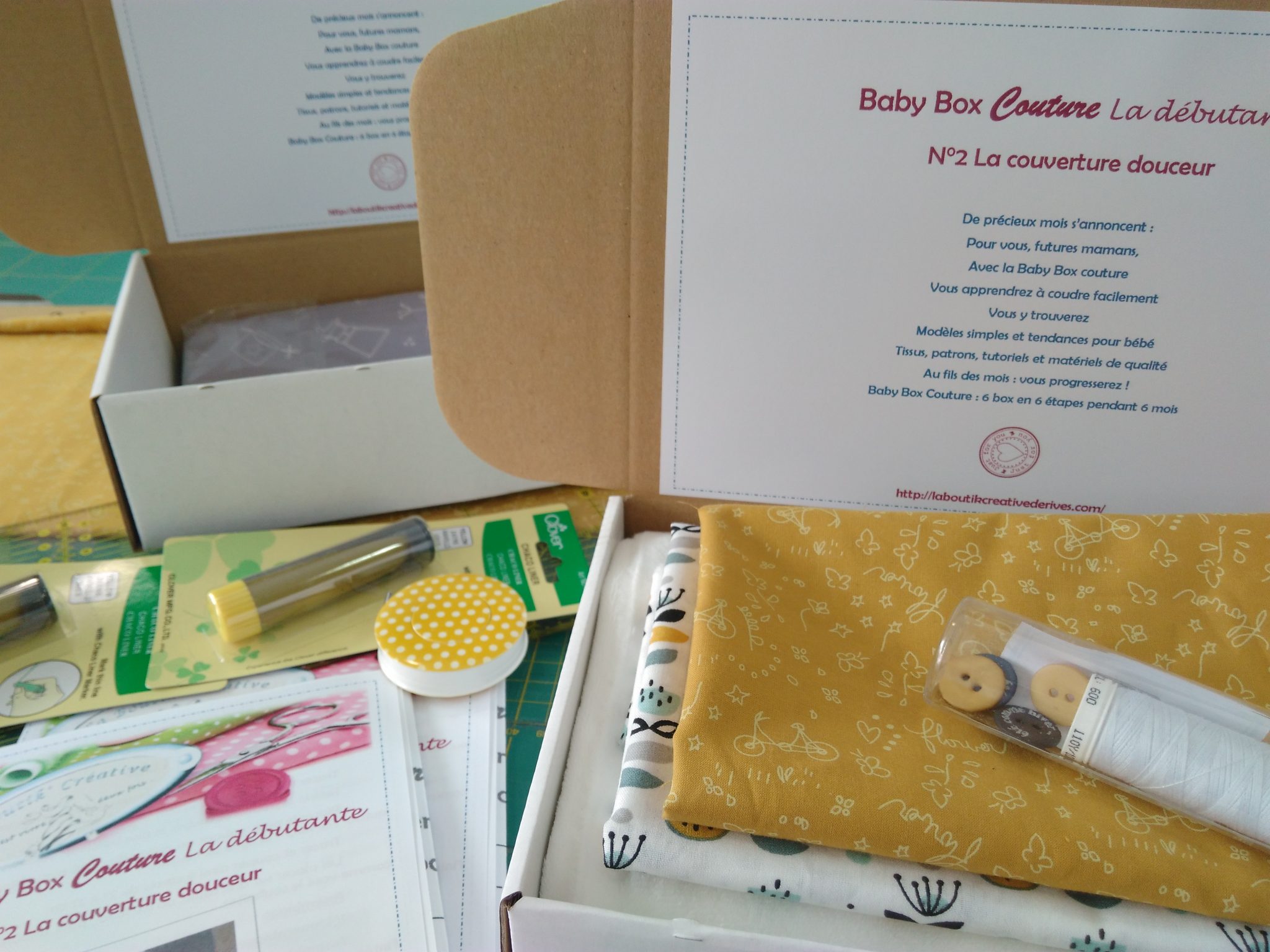 Baby Box Couture N°2 La couverture douceur détail