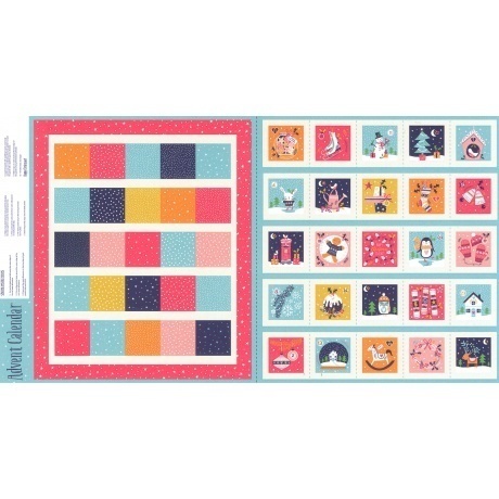 Panneau tissu advent calendar dashwoodstudio