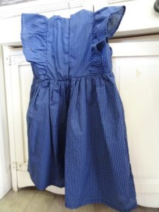 robe Manon en tissu coton FrouFrou dos