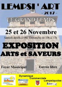 AFFICHE Arts ET SAVEURS 2017