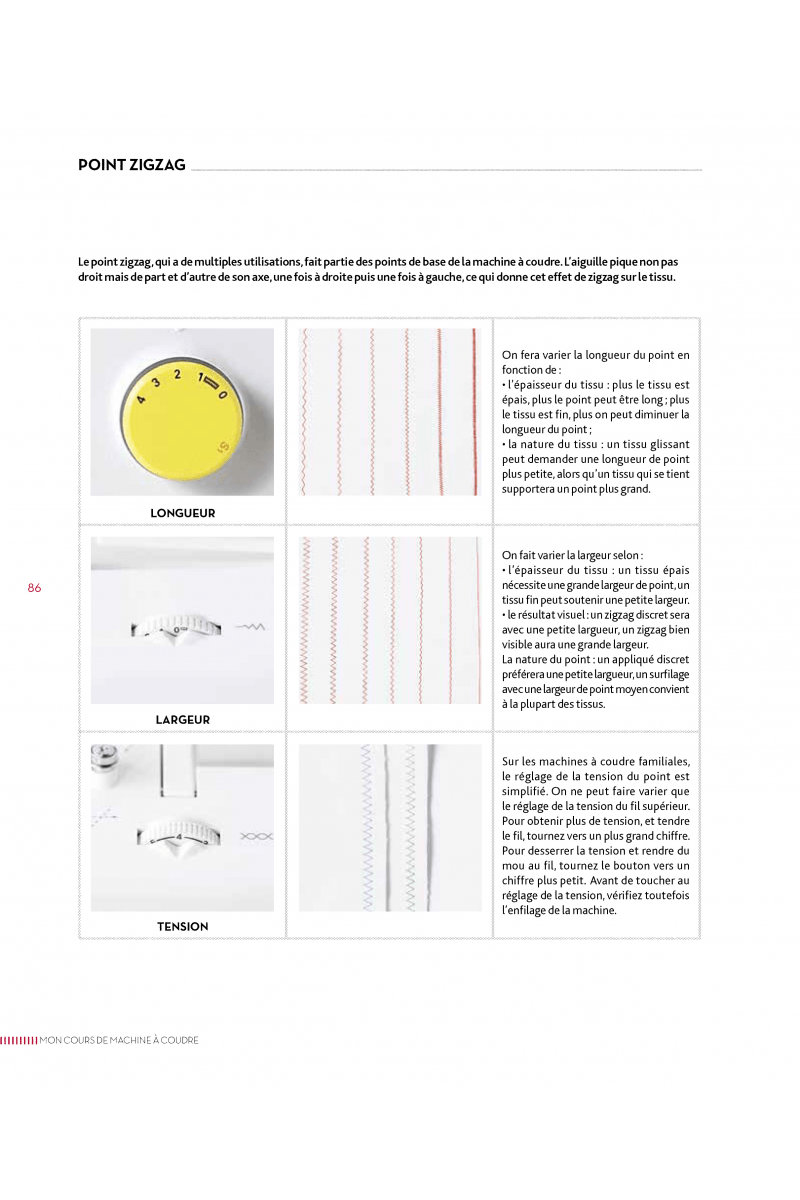 Mon cours de machine à coudre 3