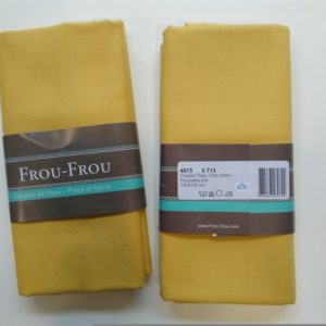 Tissu toile coton FrouFrou Poussière d’Or