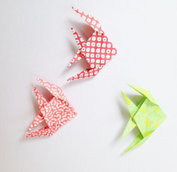 poissons en origami