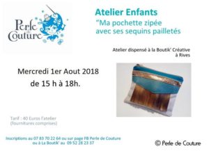 atelier couture enfants 1er aout
