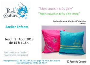atelier couture enfants 2 aout