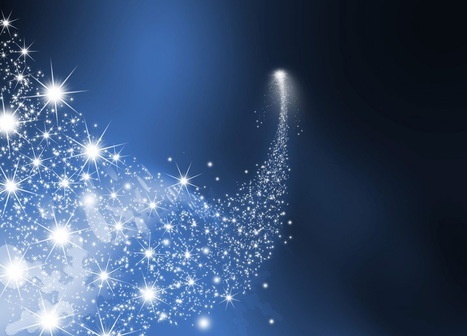 des étoiles dans le ciel de la Boutik Créative de Rives