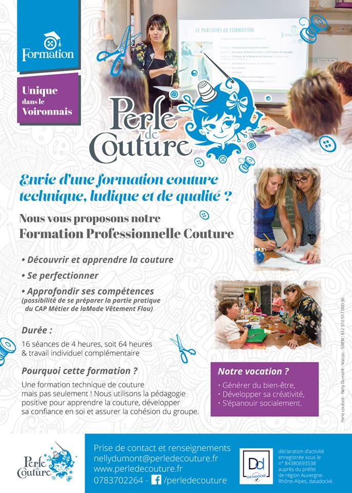 FORMATION PROFESSIONNELLE COUTURE 2019