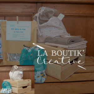 Kits sacs à vrac à la Boutik' Créative