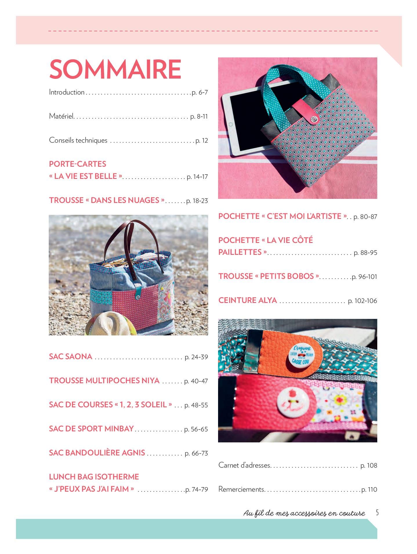 u fil de mes accessoires en couture sommaire
