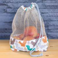 Tissu filet coloris naturel (x 20cm) – Image 3