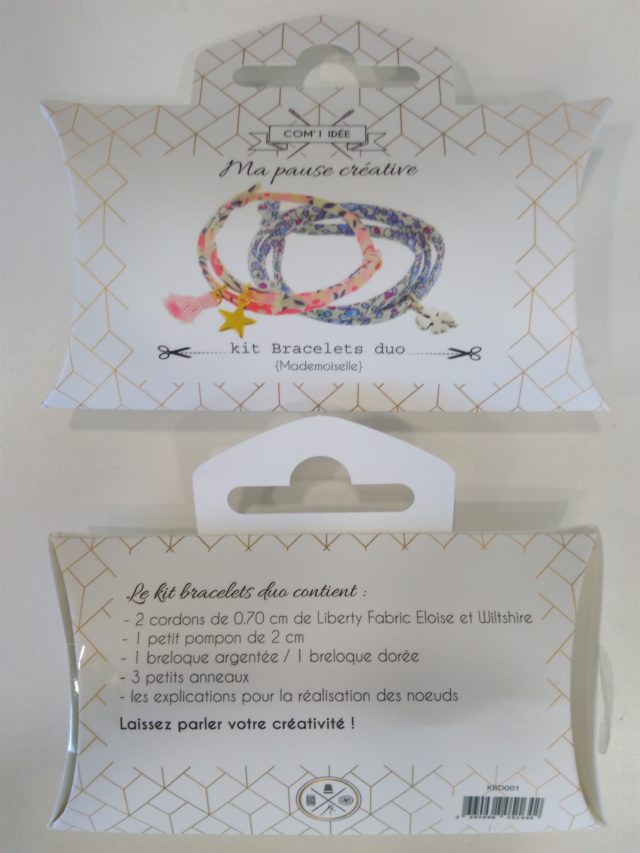 Kit bracelets duo cordon liberty Eloise et Whitshire