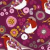 tissu-sweat-leger-motifs-oiseaux-et-fleurs-fond-prune