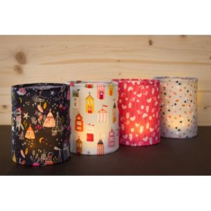 Kit de fabrication de 4 lanternes led 10cm 2