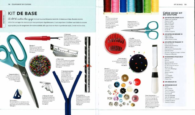 La nouvelle Encyclopédie de la Couture Kit de base