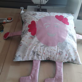 Le coussin colère/bonheur