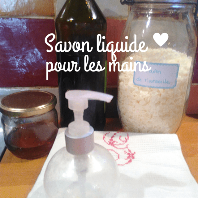 Savon liquide pour les mains