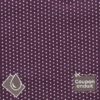 TISSU COUPON ENDUIT FROU-FROU POIS 70X35CM VIOLET