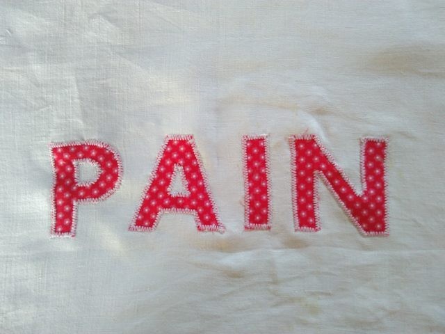 Tuto Sac à pain lettres cousues