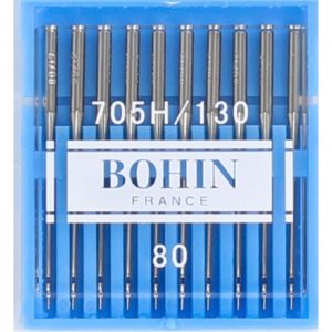 Aiguilles machine à coudre Bohin n°80 – étui de 10