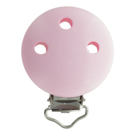 Clip bois ROSE pour attache tétine 37x11,5mm