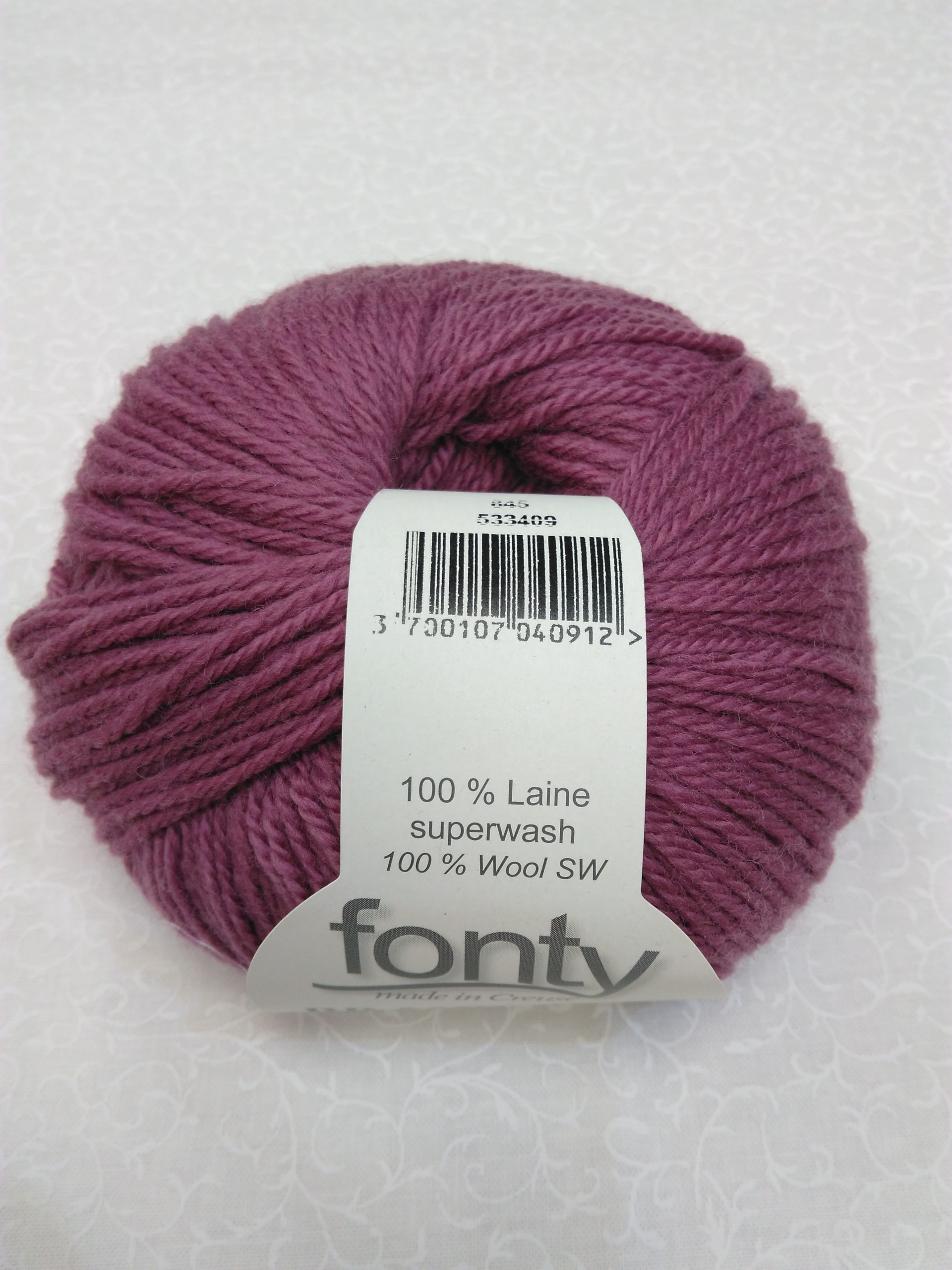 Laine Fonty BBMerinos violet clair 845 3