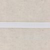 Élastique cotelé 10mm blanc