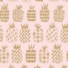 Tissu coton Dashwood les ananas dorés