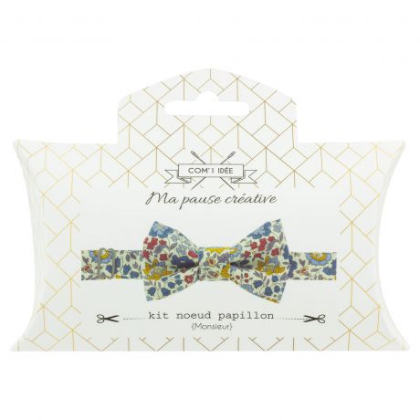 Kit noeud papillon en tissu Liberty d'anjo