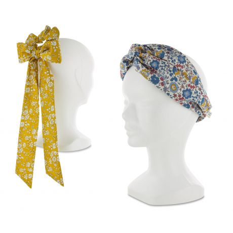 Kits foulchie et headband liberty Capel et d Anjo 2