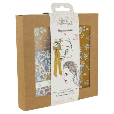 Kits foulchie et headband liberty Capel et d Anjo 3
