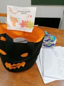 Atelier couture enfants Sac à bonbons Halloween