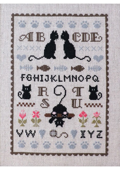 Chats et souris au point de croix – Image 3
