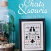 Chats et Souris au point de croix