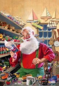 L'atelier du père Noël pour La Boutik Créative de Rives