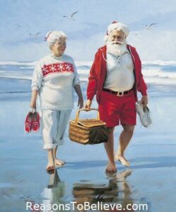 Le père Noël et la mère Noël 