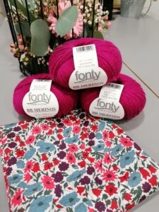 Commande de Tissu Liberty et Laine BBMérinos