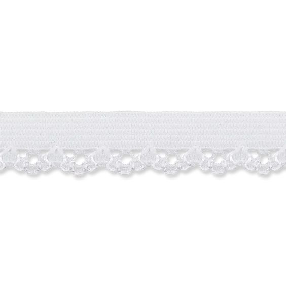 Elastique lingerie 10mm blanc à la Boutik Creative de Rives