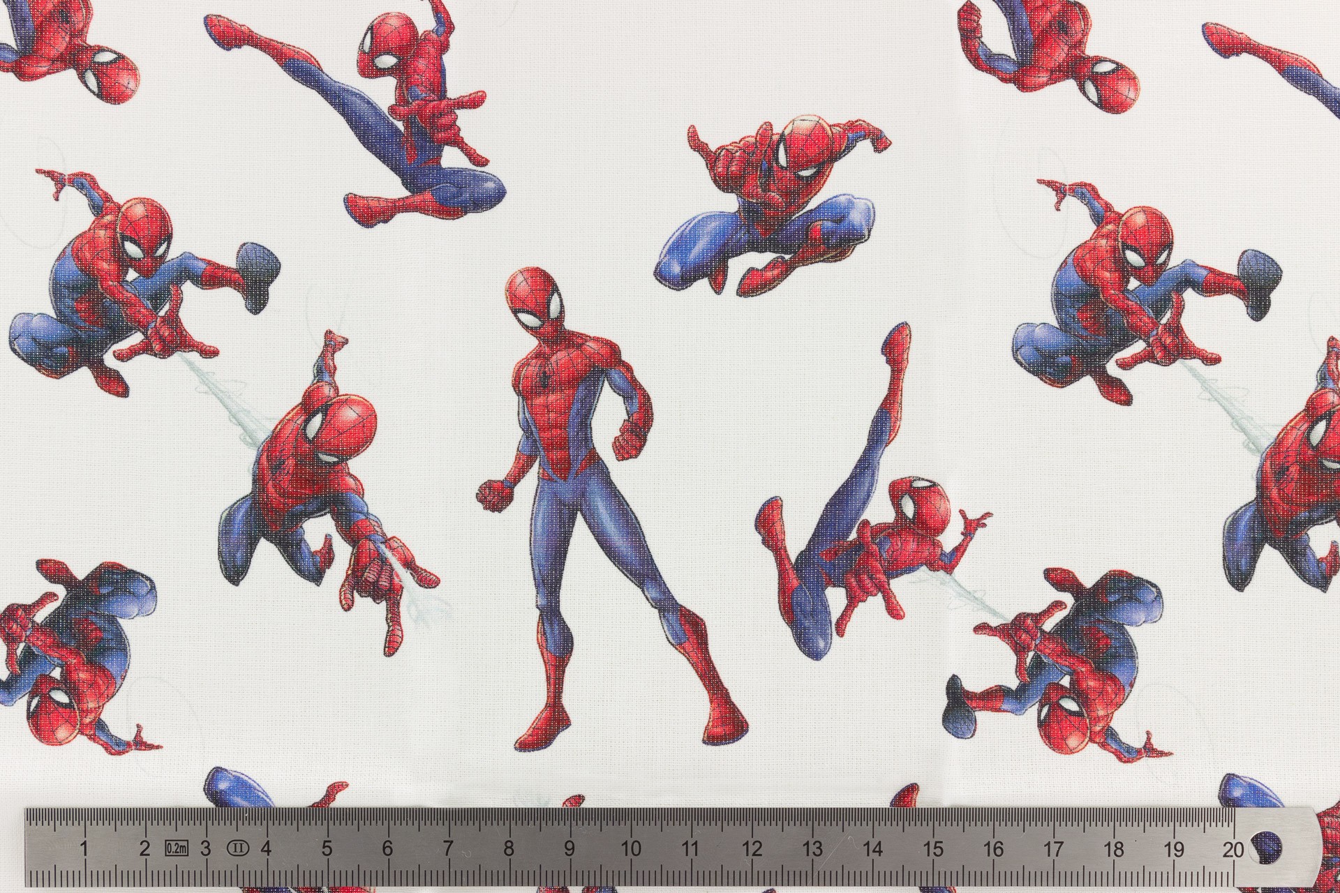 Tissu Spiderman coupon 45 x 45cm