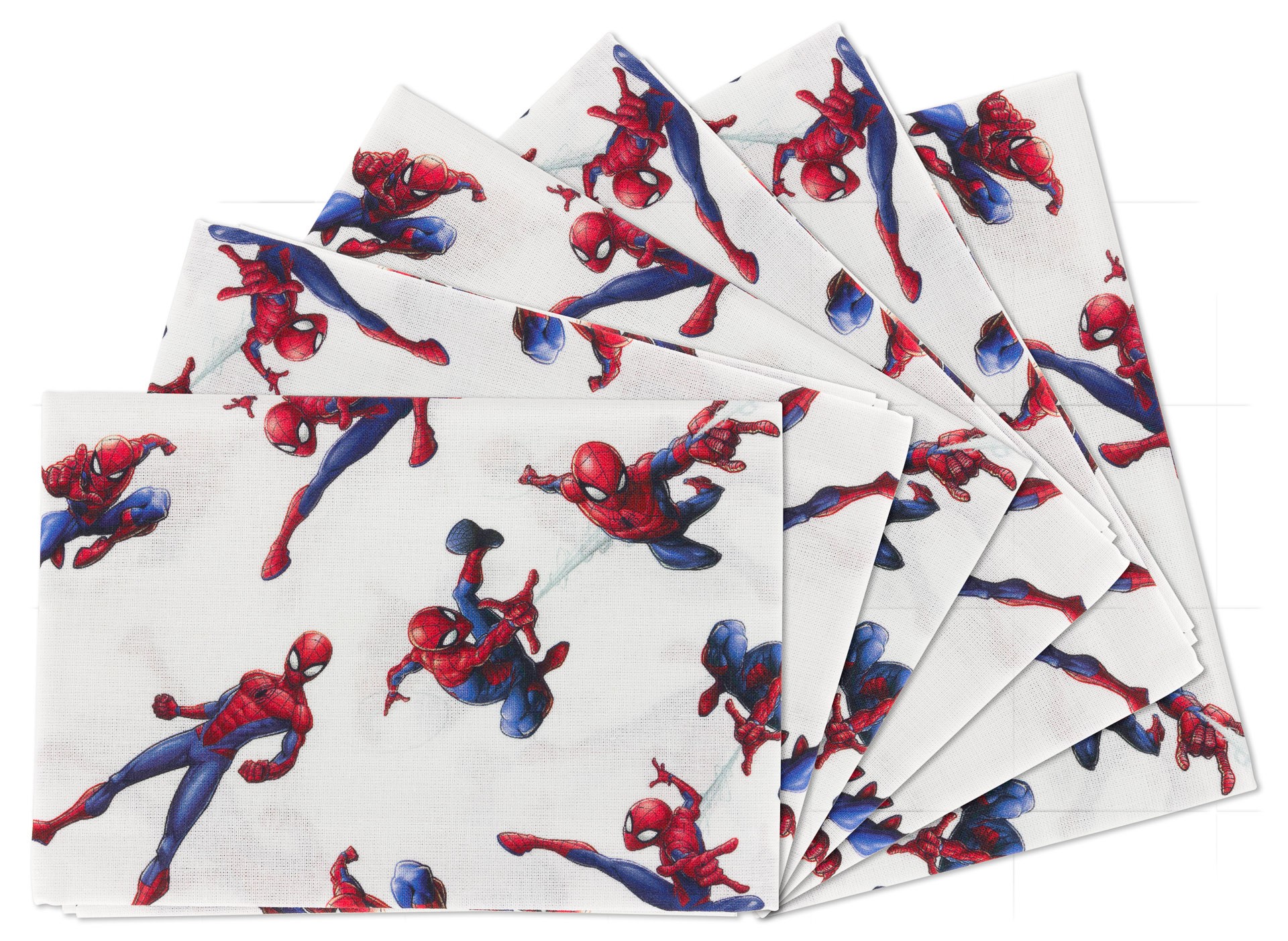 Tissu Spiderman coupons 45 x 45cm