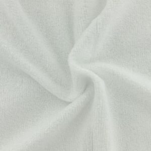 Tissu éponge de bambou épais blanc x 10cm