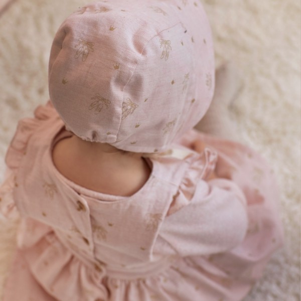 Tissu coton bio ballerinas-pink-Babydress 2