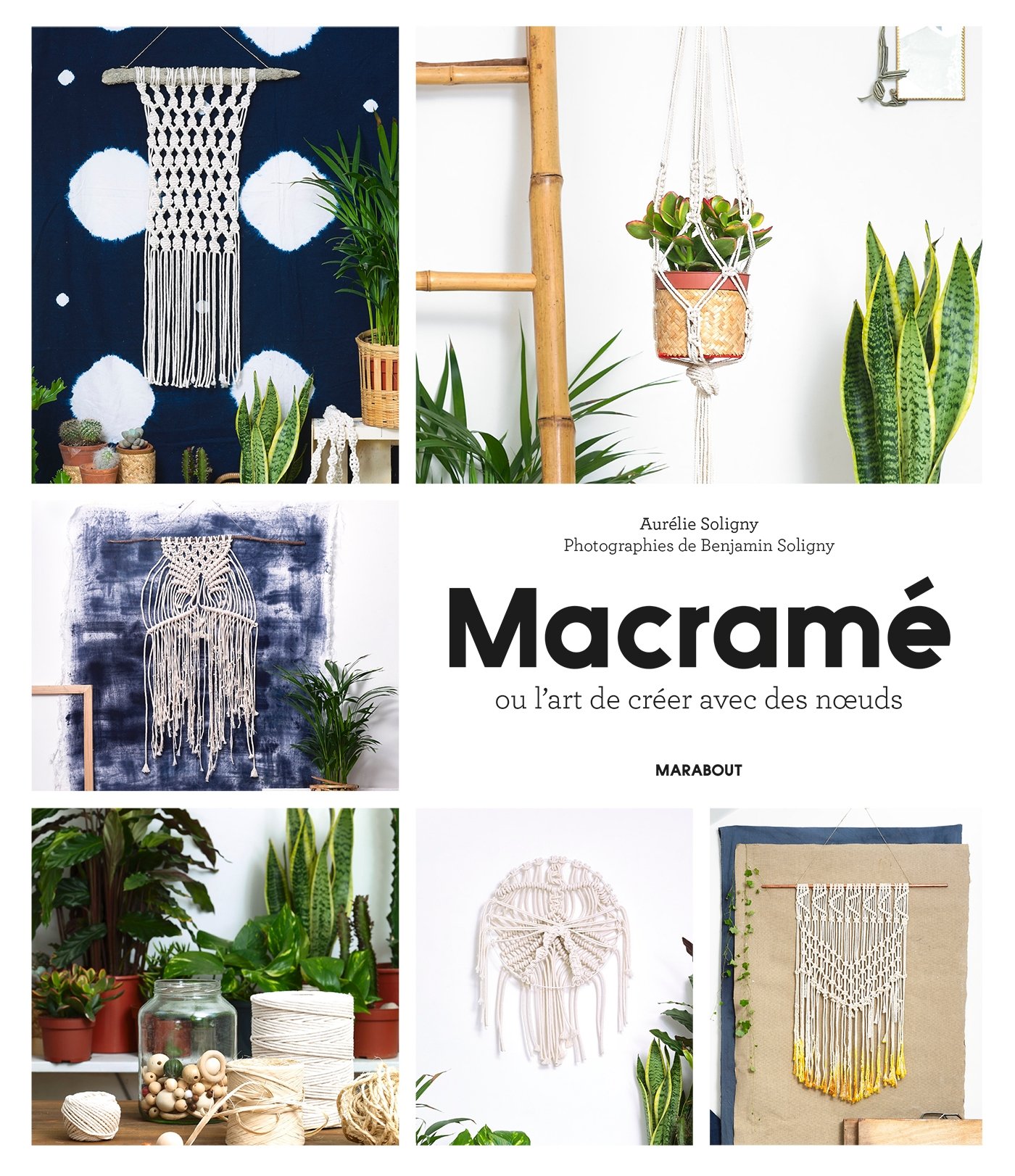 Macramé livre Macramé ed Marabout - couv- à la Boutik Creative de Rives
