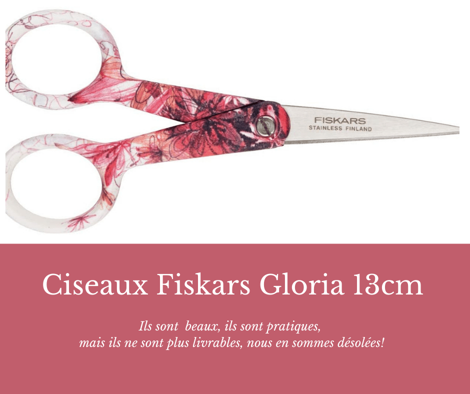 Ciseaux Fiskars Gloria 13cm plus livrables