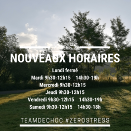 Les horaires de la Boutik&rsquo; changent!