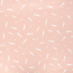 Tissu soft sweat « Fairy tooth stars » (x10cm)
