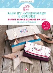 Sacs et accessoires à coudre esprit Hippie Bohème By Jen -couv- La Boutik Creative de Rives