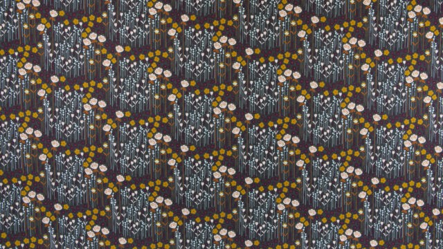 Tissu coton Matilda col gris ardoise-1- La Boutik Creative de Rives