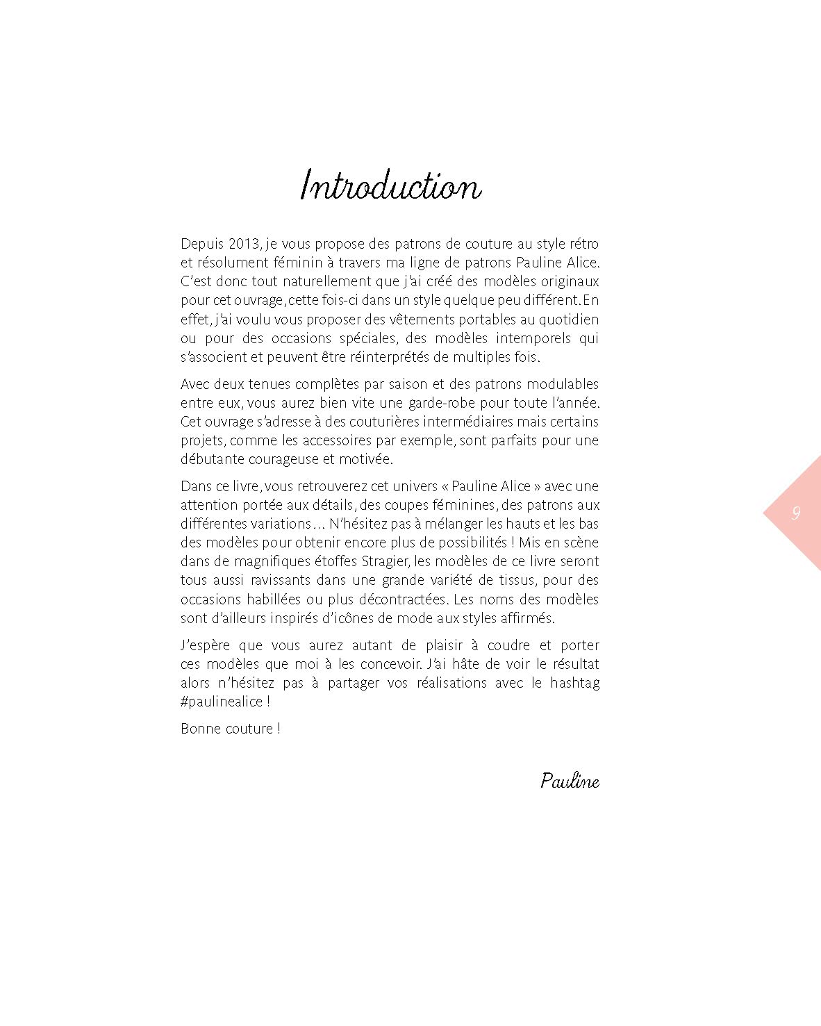 Ma garde-robe Pauline Alice -intro-La Boutik Creative de Rives
