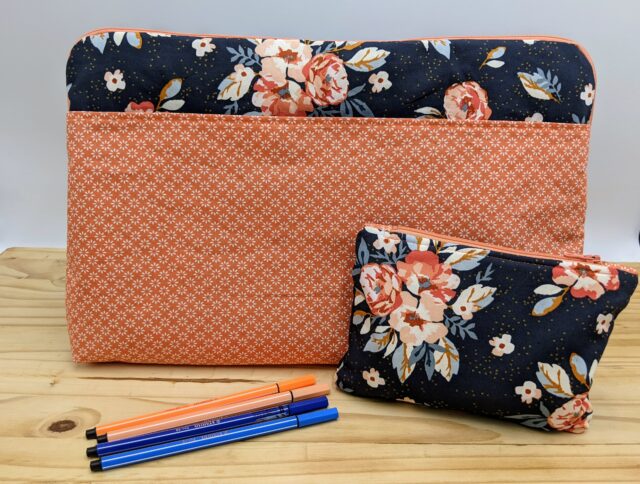 Pochette ordinateur -1a- tuto couture la Boutik Creative de Rives